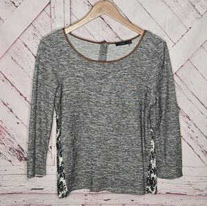 THML Striped Floral Boho Top